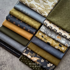 Woodland Hush Bundle | Curated 16 Fat Quarter Bundle