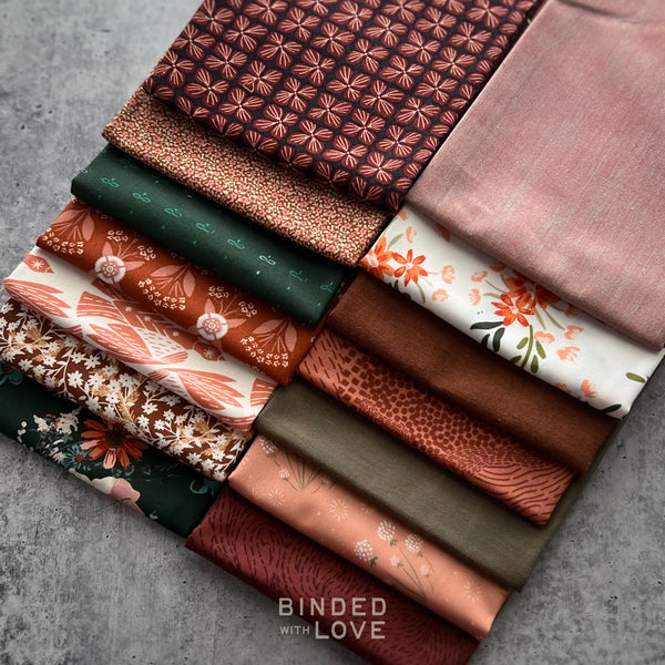 Cedar Rose Bundle | Curated 14 Fat Quarter Bundle