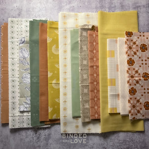 Curated Remnant Bundle | 14 Fabric End of Bolt Quilting Bundle | One of a Kind | REMNANT BUNDLE-160