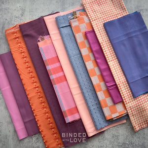Curated Remnant Bundle | 11 Fabric End of Bolt Quilting Bundle | One of a Kind | REMNANT BUNDLE-169