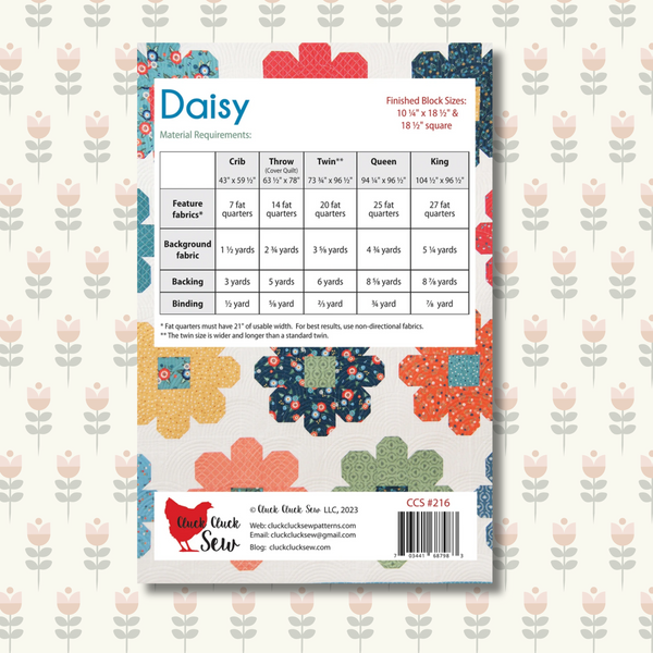 Daisy by Cluck Cluck Sew | Printed Pattern