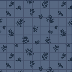 Ditsy Check Blue 228487 | Sienna and Indigo by Hello Aunty Designs