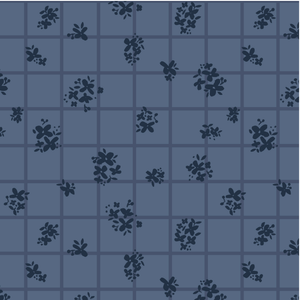 Ditsy Check Blue 228487 | Sienna and Indigo by Hello Aunty Designs