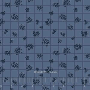 Ditsy Check Blue 228487 | Sienna and Indigo by Hello Aunty Designs