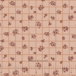 Ditsy Check Soft Brown 228486 | Sienna and Indigo by Hello Aunty Designs
