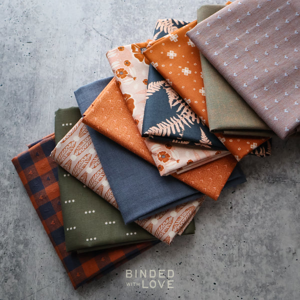 Copper Fern Bundle | Curated 10 Fat Quarter Bundle