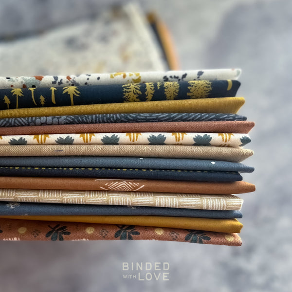 Golden Timber Bundle | Curated 14 Fat Quarter Bundle