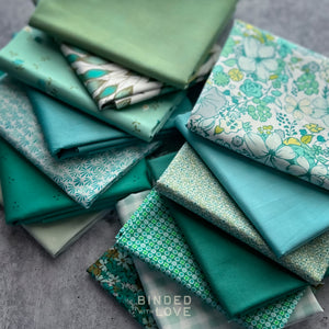 Sea Glass Garden Bundle | Curated 14 Fat Quarter Bundle