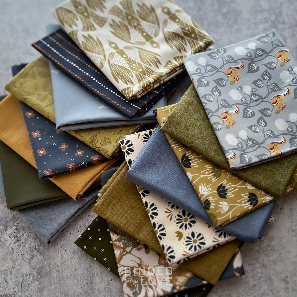 Woodland Hush Bundle | Curated 16 Fat Quarter Bundle