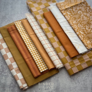 Curated Remnant Bundle | 10 Fabric End of Bolt Quilting Bundle | One of a Kind | REMNANT BUNDLE-212