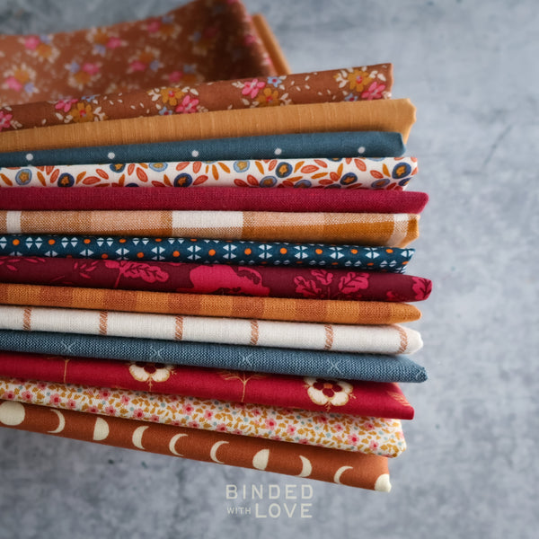 Russet & Rose Bundle | Curated 14 Fat Quarter Bundle