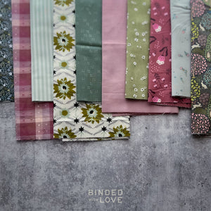 Curated Remnant Bundle | 10 Fabric End of Bolt Quilting Bundle | One of a Kind | REMNANT BUNDLE-229