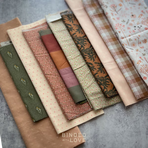Curated Remnant Bundle | 10 Fabric End of Bolt Quilting Bundle | One of a Kind | REMNANT BUNDLE-202