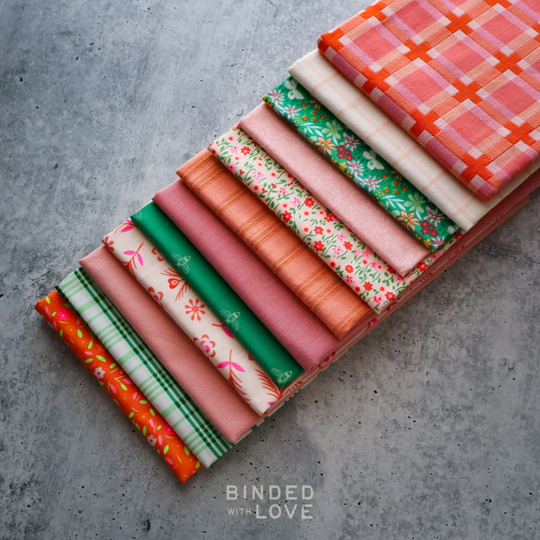 Peaches & Clover Bundle | Curated 12 Fat Quarter Bundle