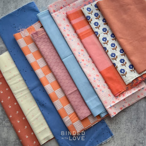 Curated Remnant Bundle | 10 Fabric End of Bolt Quilting Bundle | One of a Kind | REMNANT BUNDLE-201