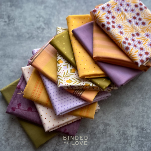 Lilac Gleam Bundle | Curated 12 Fat Quarter Bundle