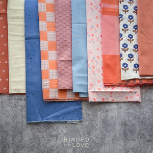 Curated Remnant Bundle | 10 Fabric End of Bolt Quilting Bundle | One of a Kind | REMNANT BUNDLE-201