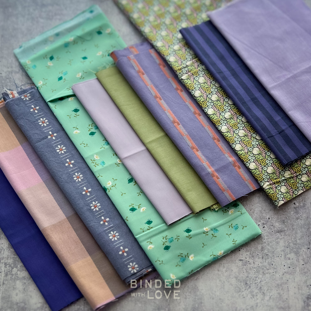 Curated Remnant Bundle | 10 Fabric End of Bolt Quilting Bundle | One of a Kind | REMNANT BUNDLE-220