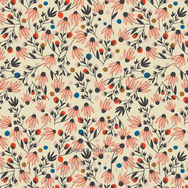 Edge Flower Ivory AC801-IV1 | Riverbank by Ash Cascade