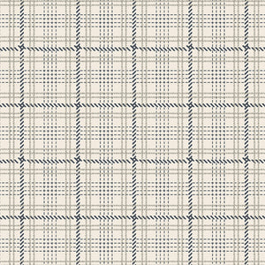 FLANNEL Crosshatch Plaid Oatmilk F-12805 | Highlands Flannel by AGF Studios