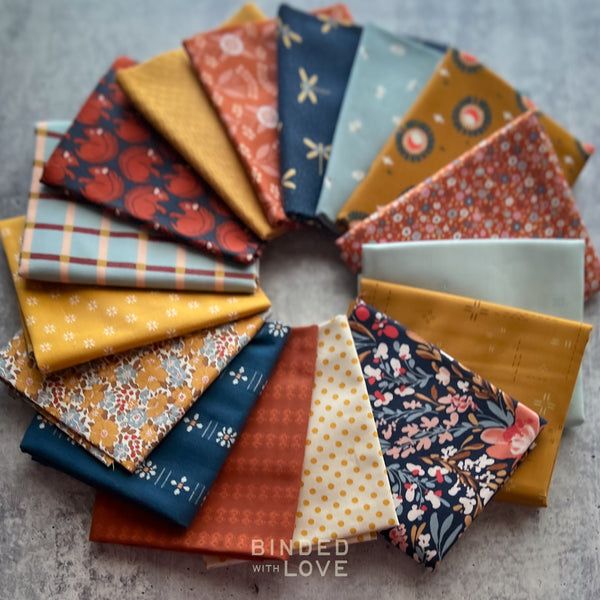 Golden Thicket Bundle | Curated 16 Fat Quarter Bundle