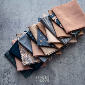 Dusty Rosewood Bundle | Curated 15 Fat Quarter Bundle