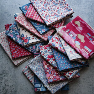Tilda Village Life Winter Colorway Bundle | Precut Bundle | 17 Prints | Fat Quarter Bundle | Half Yard Bundle