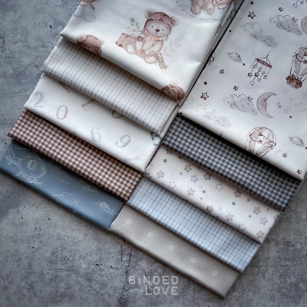 Soaring Dreams by Jessica Yon Lo for FIGO Fabrics | 10 Prints | Precut Bundle