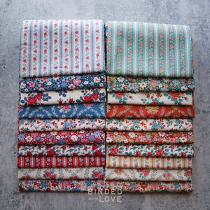 Tilda Village Life Full Collection Precut Bundle | 20 Prints | Fat Quarter Bundle | Half Yard Bundle