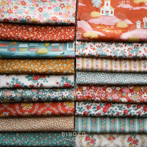 Tilda Village Life Autumn Colorway Bundle | Precut Bundle | 17 Prints | Fat Quarter Bundle | Half Yard Bundle