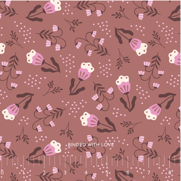 Fleur Cocoa 228555 | Cottage Blooms by Soph Rowe