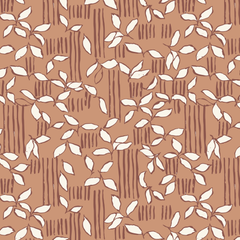 Foliage Stripe Soft Brown 228493 | Sienna and Indigo by Hello Aunty Designs