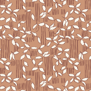 Foliage Stripe Soft Brown 228493 | Sienna and Indigo by Hello Aunty Designs