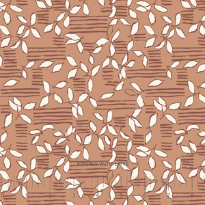 Foliage Stripe Soft Brown 228493 | Sienna and Indigo by Hello Aunty Designs