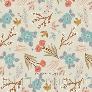Large Floral Cream 91050-12 | Paws & Play by Eri Kamei