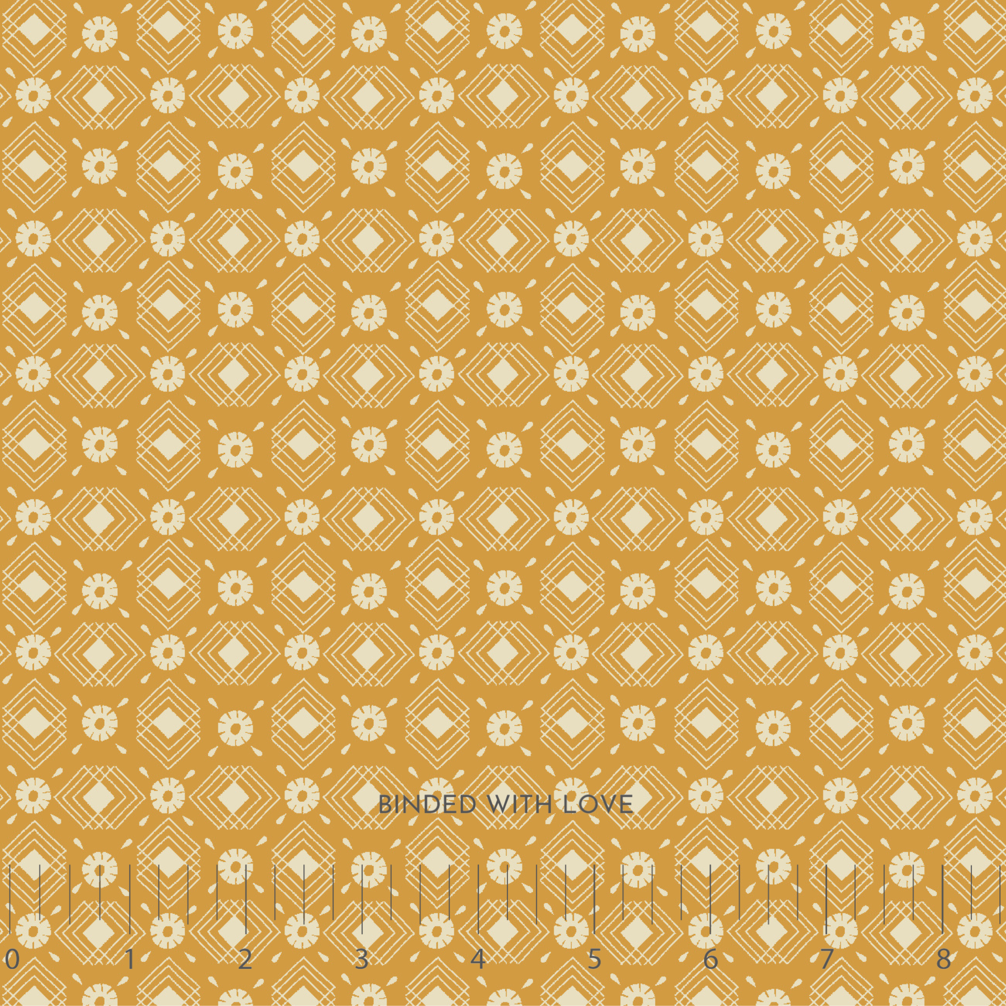 Ripple Mustard AC805-MU3 | Riverbank by Ash Cascade