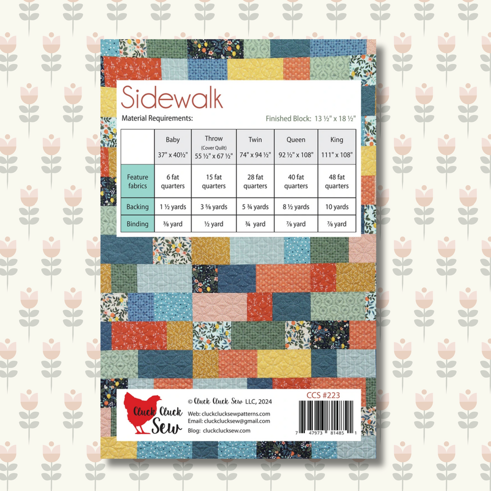 Sidewalk by Cluck Cluck Sew | Printed Pattern