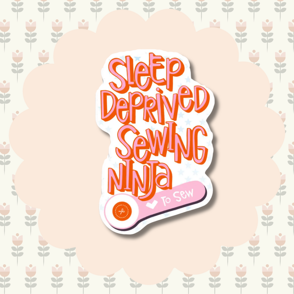 Sleep Deprived Vinyl Sticker