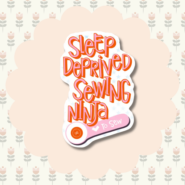 Sleep Deprived Vinyl Sticker