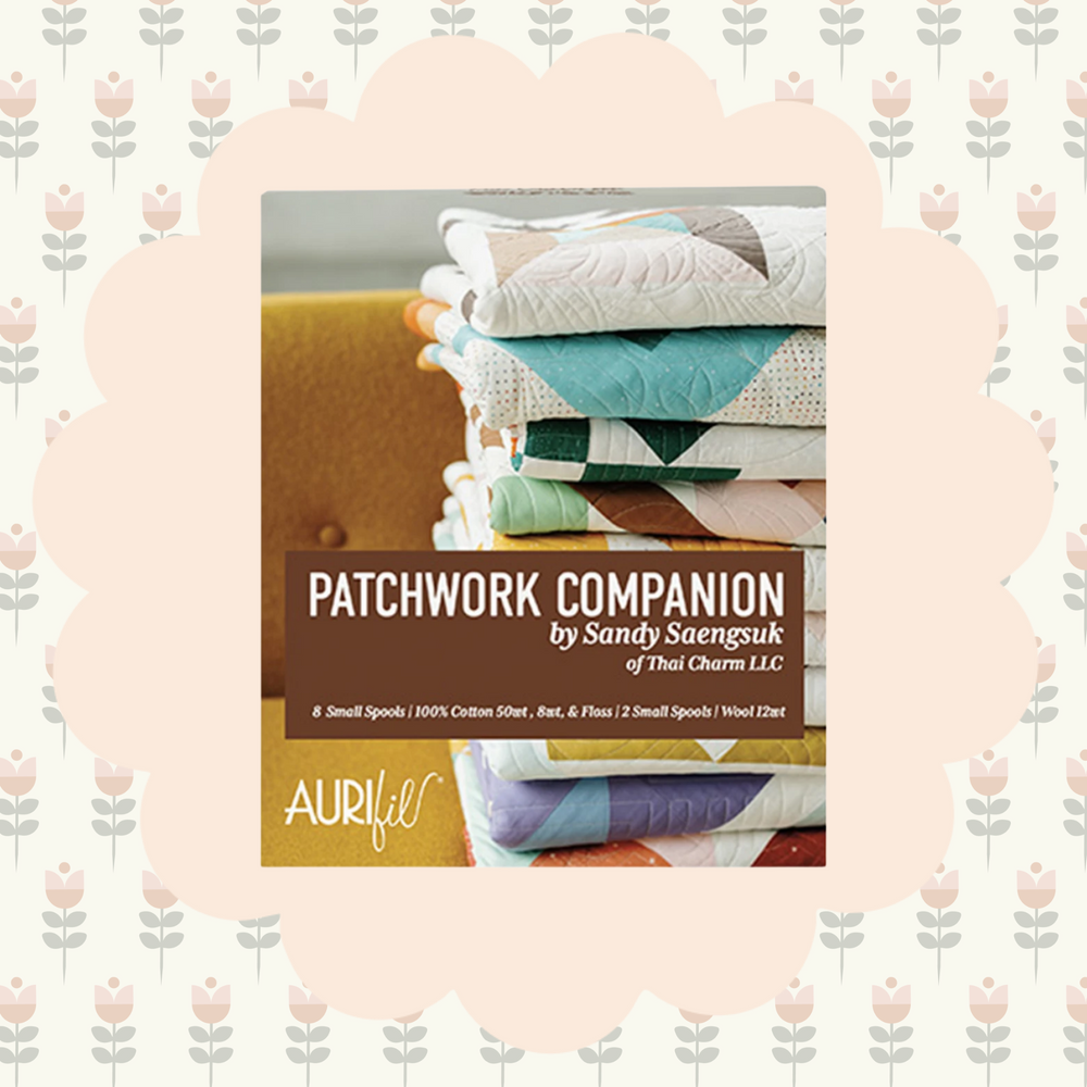 Patchwork Companion Aurifil Thread Collection by Sandy Saengsuk | 10 Spool Curated Set