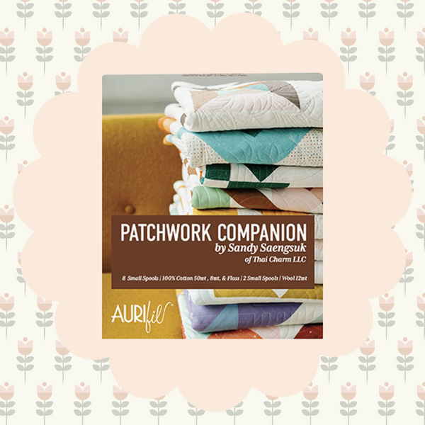 Patchwork Companion Aurifil Thread Collection by Sandy Saengsuk | 10 Spool Curated Set