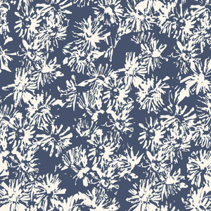 Wild Blooms Blue 228498 | Sienna and Indigo by Hello Aunty Designs