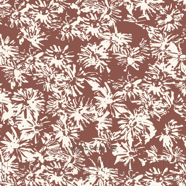 Wild Blooms Rust 228497 | Sienna and Indigo by Hello Aunty Designs