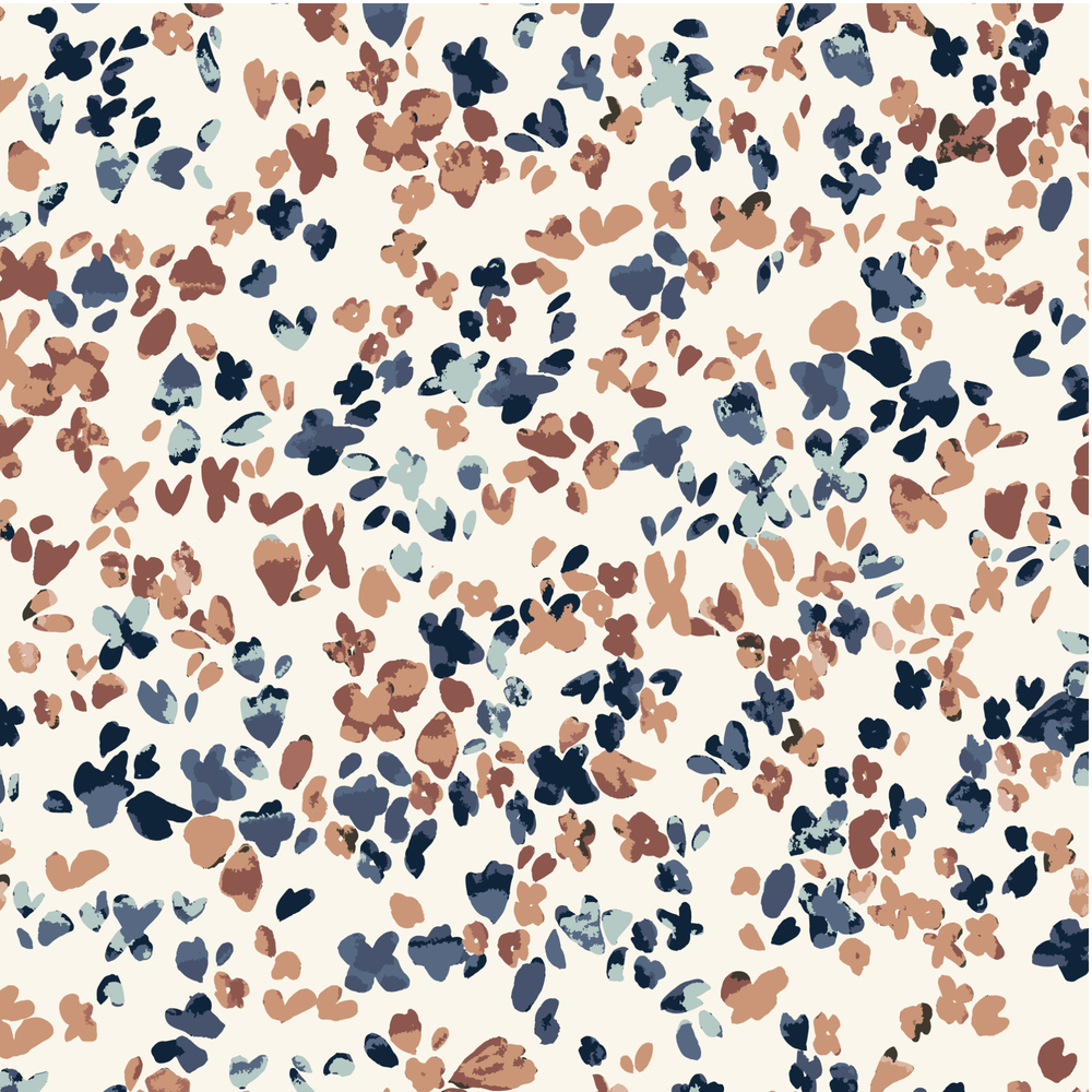 Wild Ditsy 228490 | Sienna and Indigo by Hello Aunty Designs