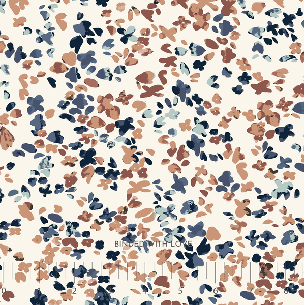 Wild Ditsy 228490 | Sienna and Indigo by Hello Aunty Designs