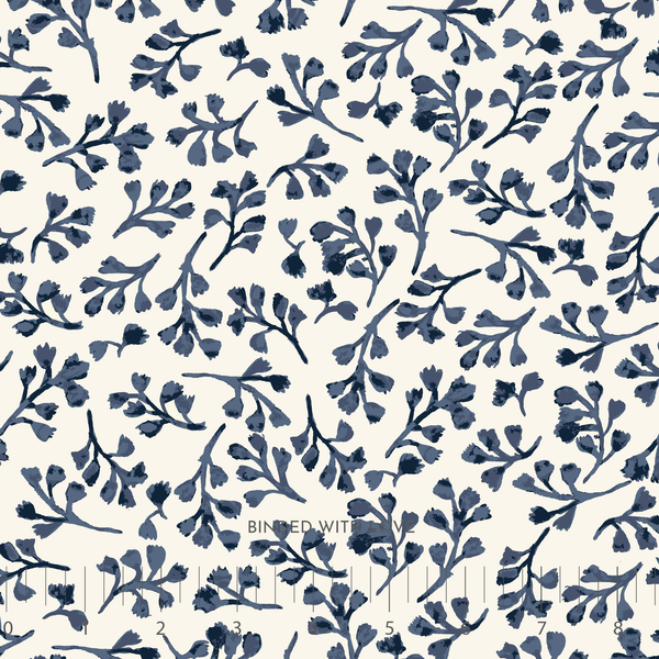 Wild Foliage Blue 228491 | Sienna and Indigo by Hello Aunty Designs