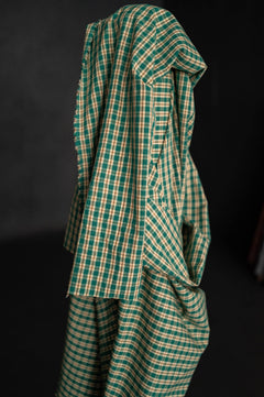 Herby Hopper Cotton/Linen Check