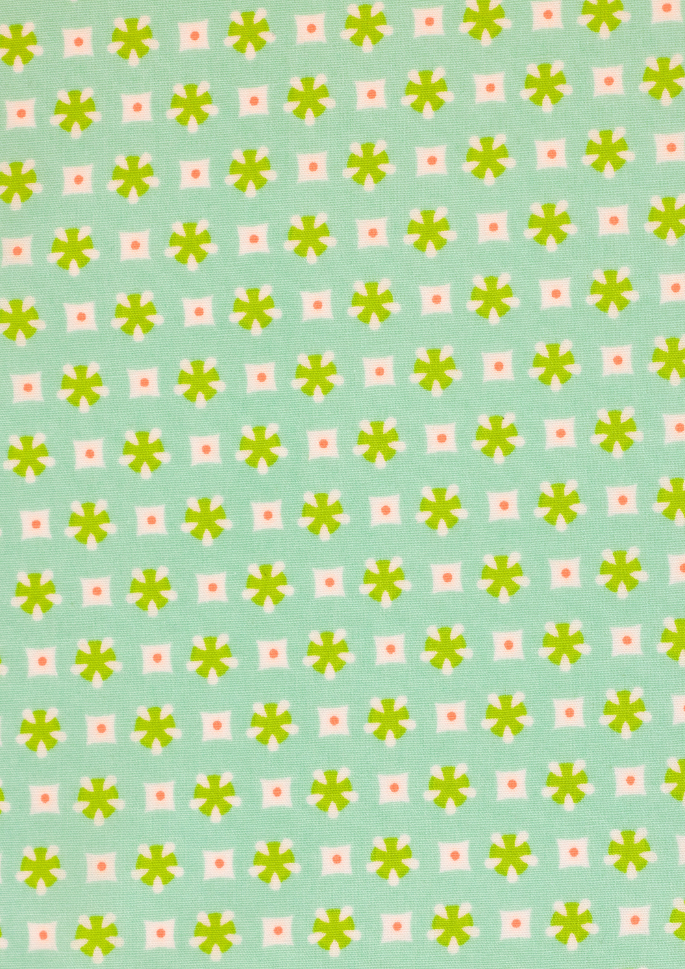 Élytis Crystalline Cotton Coupon 912 | Petit Pan | Neon Geometric Print | Precut Fabric 50 x 70 cm