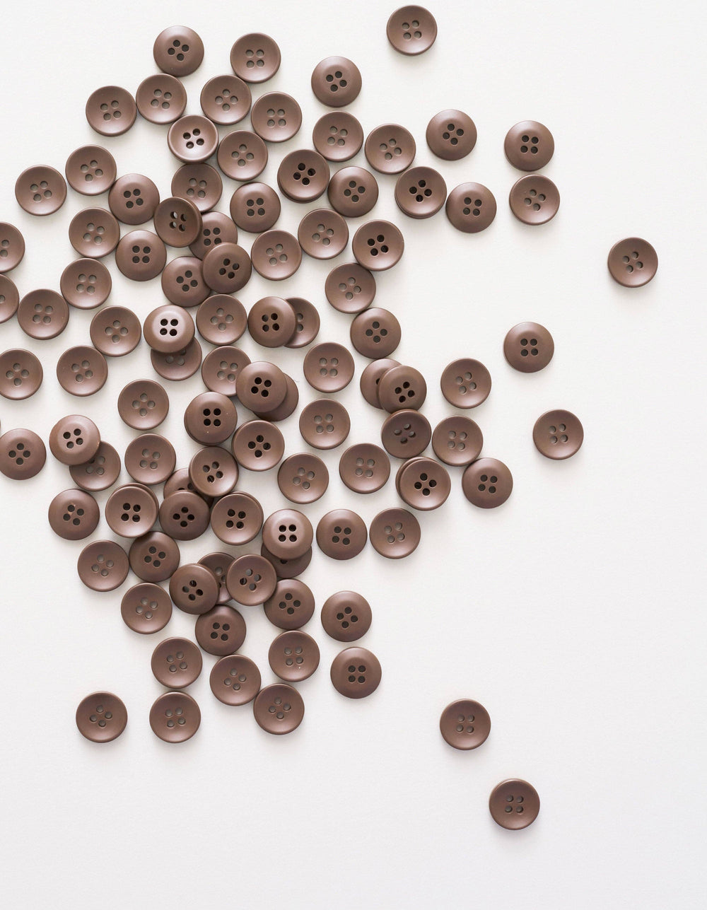 Cocoa Mini Retro Buttons | Set of 8