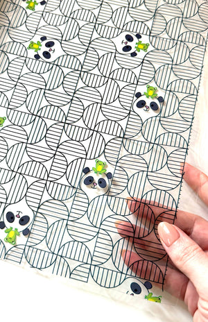 Panda + Frog Clear TPU Vinyl